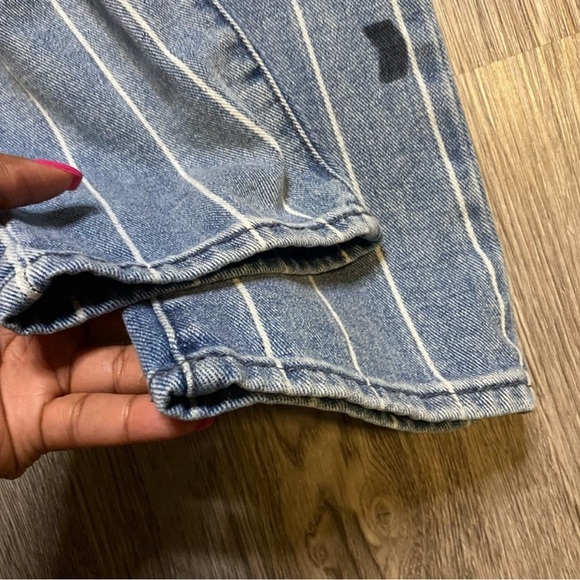 PacSun Blue and white striped Women's Mom Jeans size 25 - Picture 3 of 7